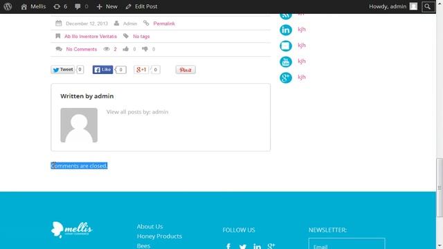 WordPress. How To Enable/Disable Comments