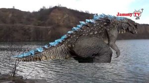 #shorts Годзилла в Реальной Жизни !!! Сняли Годзиллу в Озере !!! | Jammy TV