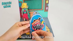 Poppy Playtime Chapter 3😈 vs Poppy Playtime Chapter 3💀 (Game Book Battle, Horror Game, Paper Play)