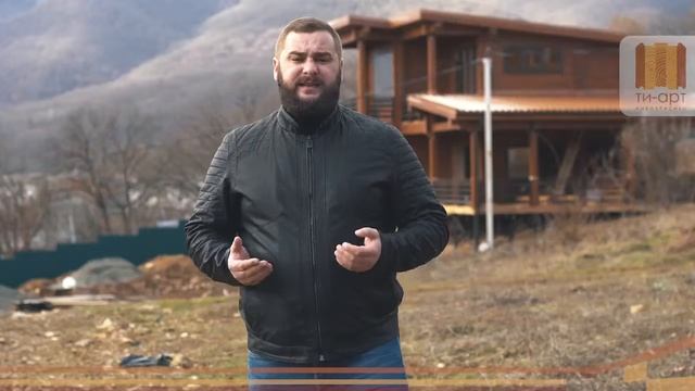 Дом из лиственницы в Крыму. "Ти-Арт". Масло Лайнос отзывы смотреть онлайн