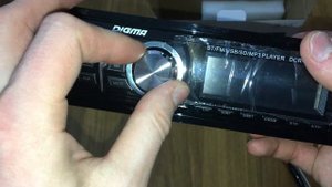 Магнитола DIGMA DCR -350G. Распаковка. Проверка.
