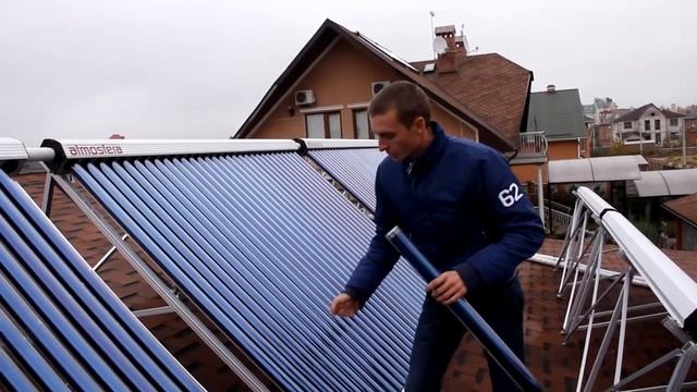 принцип действия трубки солнечного коллектора солнечная батарея