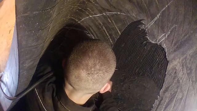 ремонт шины от белаза часть 1 смотреть онлайн