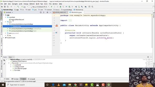 Android Tutorial #2 - Android Studio Introduction and Create Hello world application
