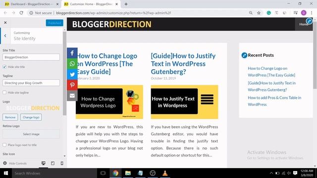 How to Change Logo on Wordpress смотреть онлайн