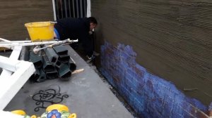 How I Render Brick Walls Outside Exterior cement rendering acrylic