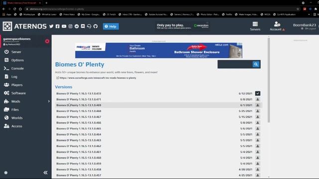 How to get BIOMES O PLENTY to work on your ATERNOS server смотреть онлайн