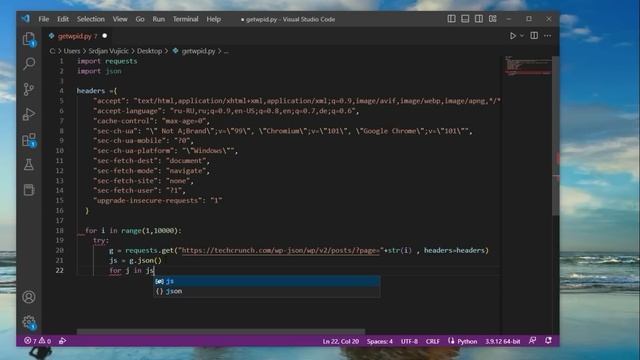 Scrape Any WordPress Website with Python - Web Scraping Tutorial #python #webscraping