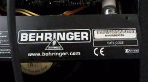 Behringer AC108 Tube amp review