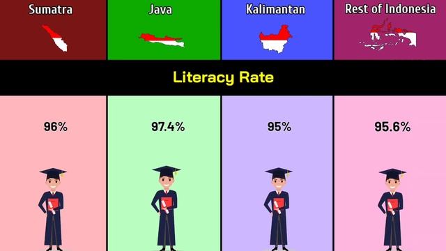 Sumatra vs Java vs Kalimantan vs Rest of Indonesia | indonesian Islands Comparison | Data Duck