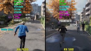 AMD RX 7600 vs RX 580 | Test in 7 Games