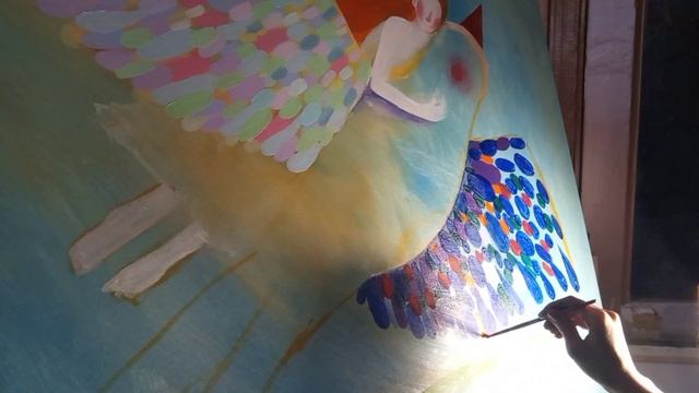 Картина Акрилом / Пишу Новую Большую Работу / Техники акриловой живописи / Painting / Artist