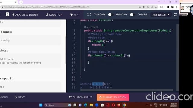 Remove Duplicates Recursively || java смотреть онлайн
