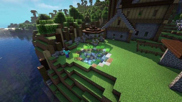 How to Build a Forest Base in Minecraft WITH World Download in Bedrock & Java смотреть онлайн