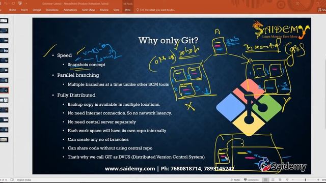Git Part-2: Branches | Advantages | Stages | Types of Repositories || DevOps Tutorial 2022