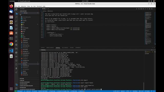 Ubuntu 22.04 -  Установка программ из исходных кодов