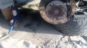 Результат эксплуатации тормозных колодок WEEN