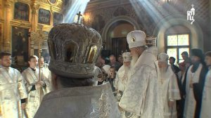 Патриарх совершил литургию в неделю 7-ю по  Пасхе