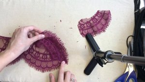 Кружевной съемный воротник - шьём стильный аксессуар для украшения платья/рубашки или свитера