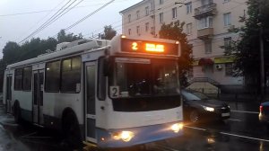 Кострома: Последний троллейбус  ЗиУ-682Г. #38. 30.06.2023.
