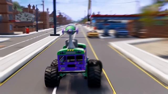 #appMink kids cartoon – Police Car, Fire Truck & Garbage Truck Chasing Evil Bus смотреть онлайн