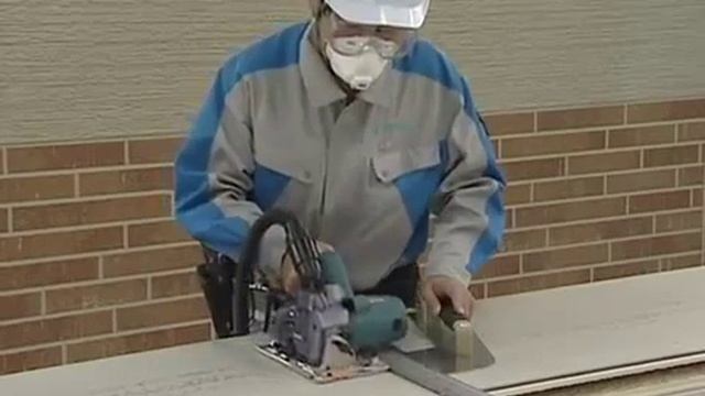 Монтаж фасадных панелей KMEW видео ч.7 - Резка панели смотреть онлайн