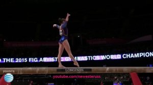 Silvia Zarzu Beam Q - World Gymnastics Championships 2015