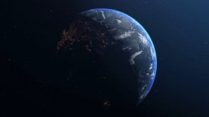 4K Earth Planet from Space with relax music