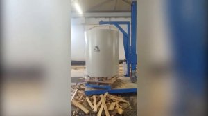 Walter автоматический упаковщик дров для автоматической торцовки горбыля Walter PF 700 KBA