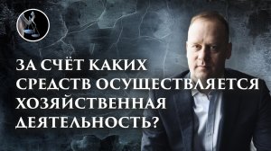 За счет каких средств осуществляется хозяйственная деятельность организации?