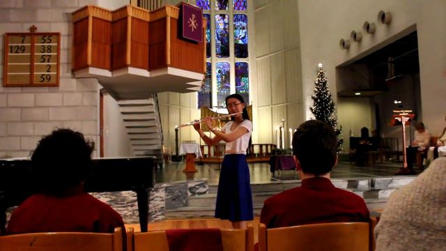 Siciliano of Bach -- flute and piano смотреть онлайн