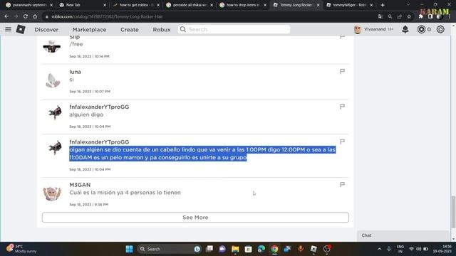 [FREE / LIMITED ITEM] NEW LIMITED HAIR ON ROBLOX // TOMMY LONG HAIR смотреть онлайн
