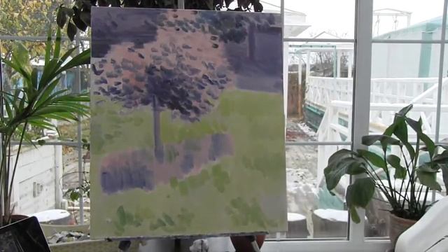 Дерево Импрессионизм Художник Фания Сахарова 1 смотреть онлайн