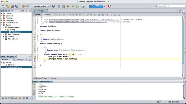Java | Playing In Netbeans | List Files In Directory смотреть онлайн
