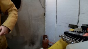 Инфракрасный газовый обогреватель в гараж. Не очень удачная первая попытка))