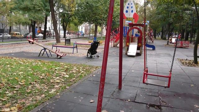 Сквер Героев, Днепр, Прогулка по городу. смотреть онлайн