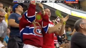 1:1 Goal Lucas Lessio (Canada - Russia) Junior Challenge, Game 4, 08/14/2012