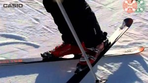 "Перекладина" упражнение по горным лыжам