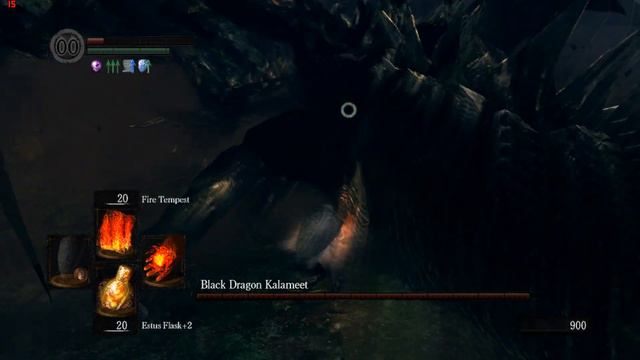 dark souls prepare to die black dragon kalameet quick kill soul level 1