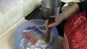 ХАСАМНРА. ДОМОВОДСТВО//СТИРАЕМ КУХОННЫЕ ПОЛОТЕНЦА.