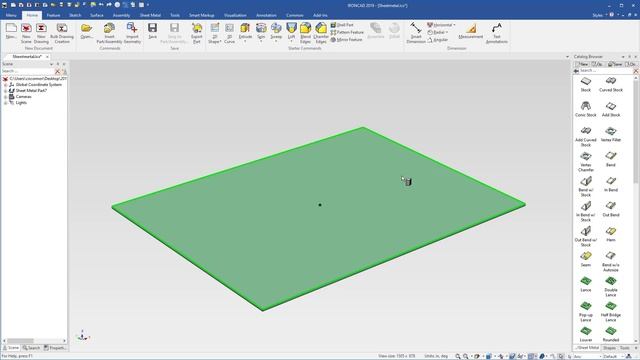 How to Drag and Drop Sheet Metal Bends - CAD Design Tips смотреть онлайн