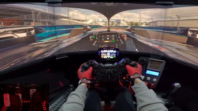 Sunny Victory in Miami Grand Prix: Max Verstappen Dominates in F1 23 | Triple Screens Gameplay!