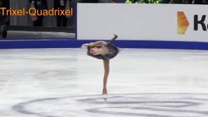 Элементы фигурного катания - Анна Щербакова. Короткая программа. ЧЕ 2020