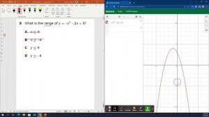Desmos: Graph, Domain and Range