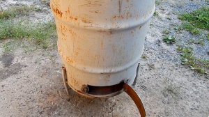 Бочка для сжигания мусора. И так сойдёт.