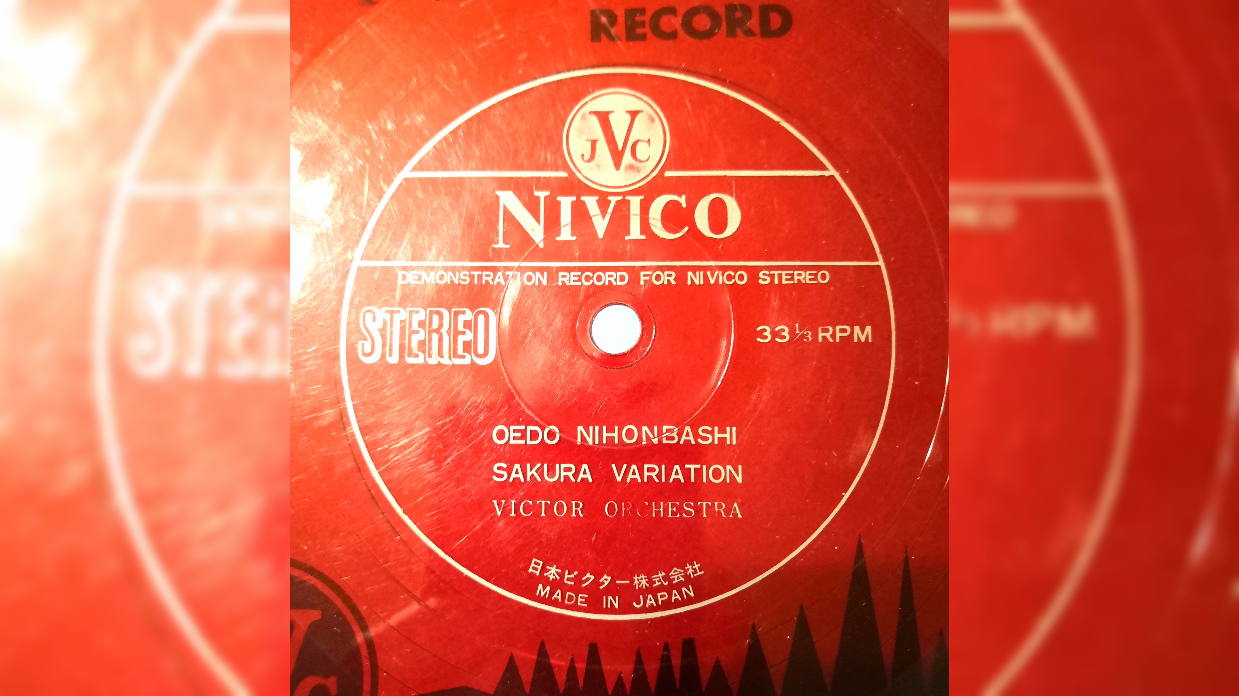 OEDO NIHONBASHI
«Cakura Variation»
VICTOR ORCHESTRA
Made in Japan 
Nivico Record