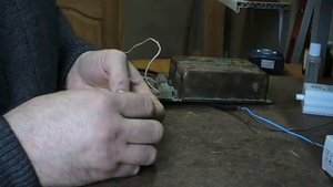 Пример подключения металлогалогенной лампы