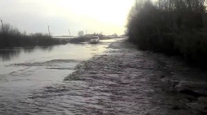 На Алтае талые воды затопили дорогу