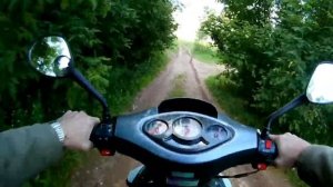 Покатушки на скутере #8 На рыбалку и обратно