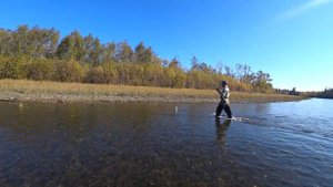Сахалин, р. Лангери (рыбалка на гольца)